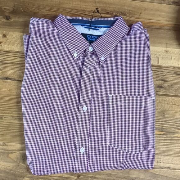 Cody James men's plaid shirt in Red- Blue -  NEW size Large. - Picture 1 of 5